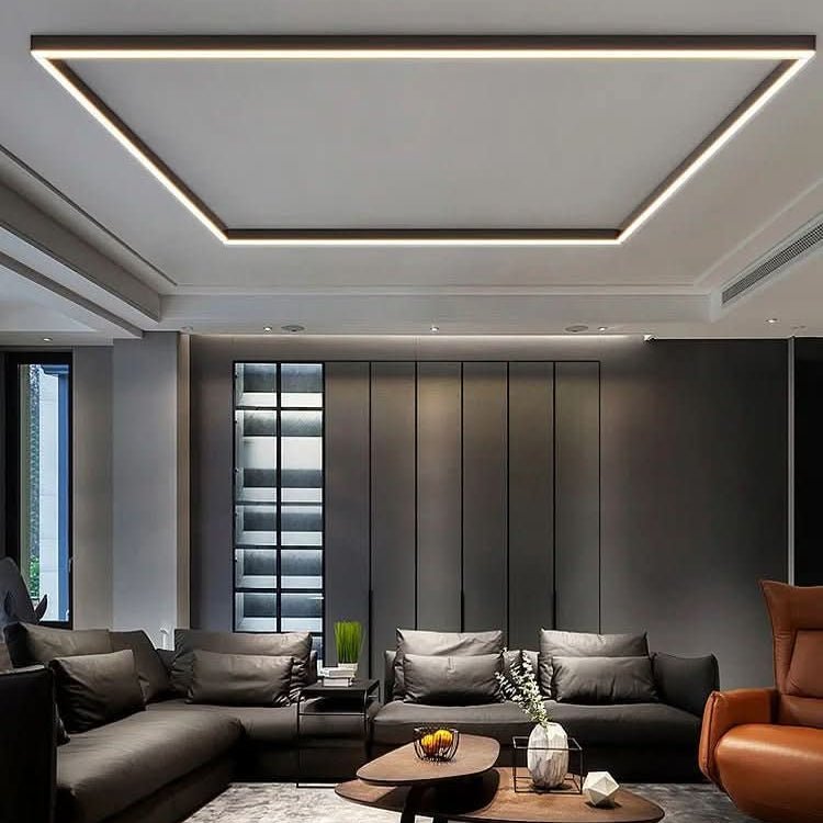 Minimalist LED Ceiling Light — Aluminum Modern Design 7