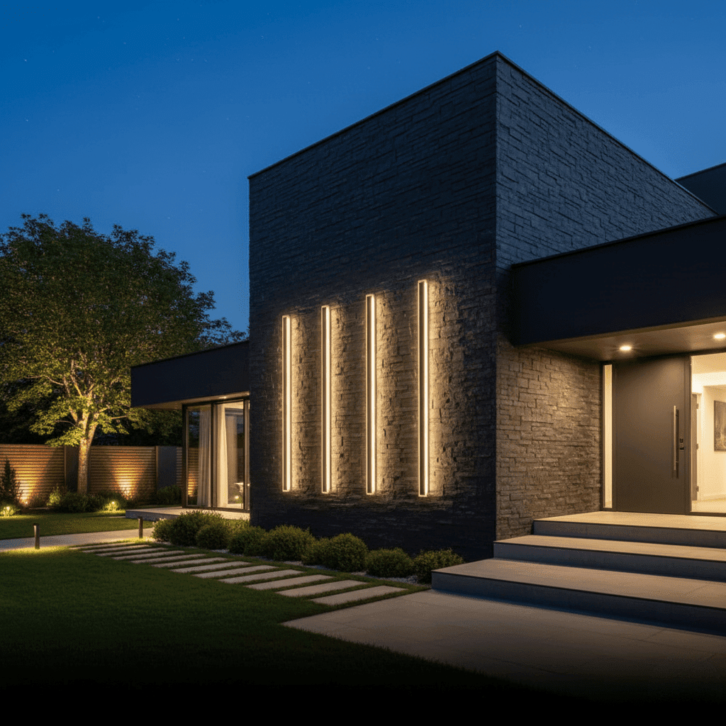 Modern Outdoor Wall Lamp — Weatherproof LED 2