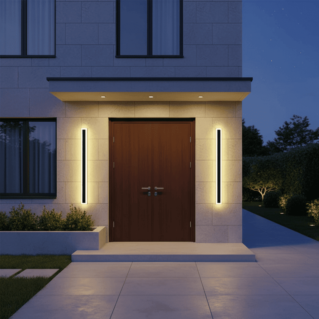 Modern Outdoor Wall Lamp — Weatherproof LED 6