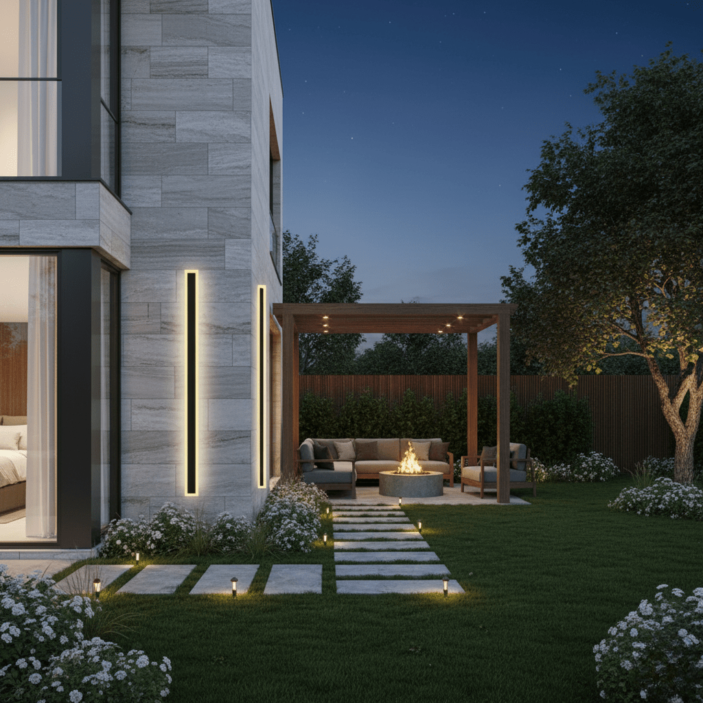 Modern Outdoor Wall Lamp — Weatherproof LED 9