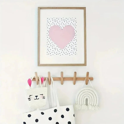 Nordvik coat rack shown with included mounting hardware