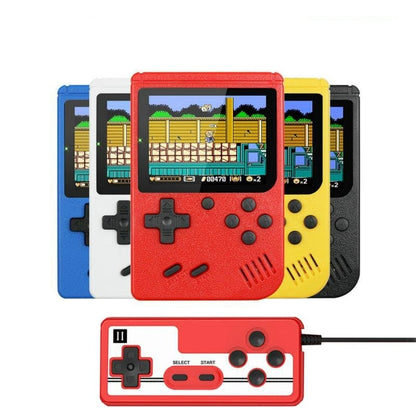 PixlVault console held in one hand showing its pocket size