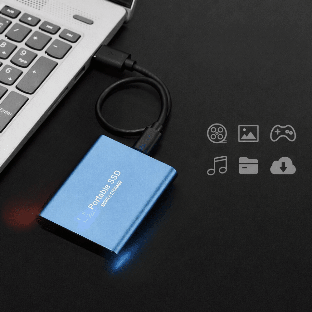 Portable SSD 512GB — USB-C Ultra-Fast Transfer 5