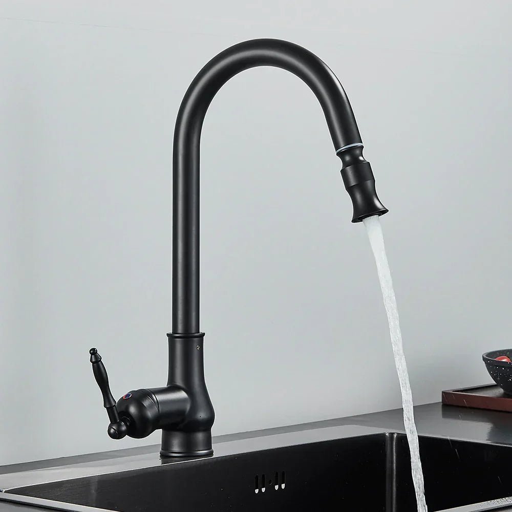Pull-Out Kitchen Faucet — Antique Bronze Touch Sensor 8