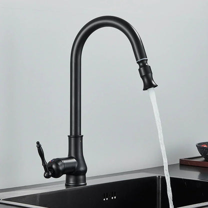 Pull-Out Kitchen Faucet — Antique Bronze Touch Sensor 8