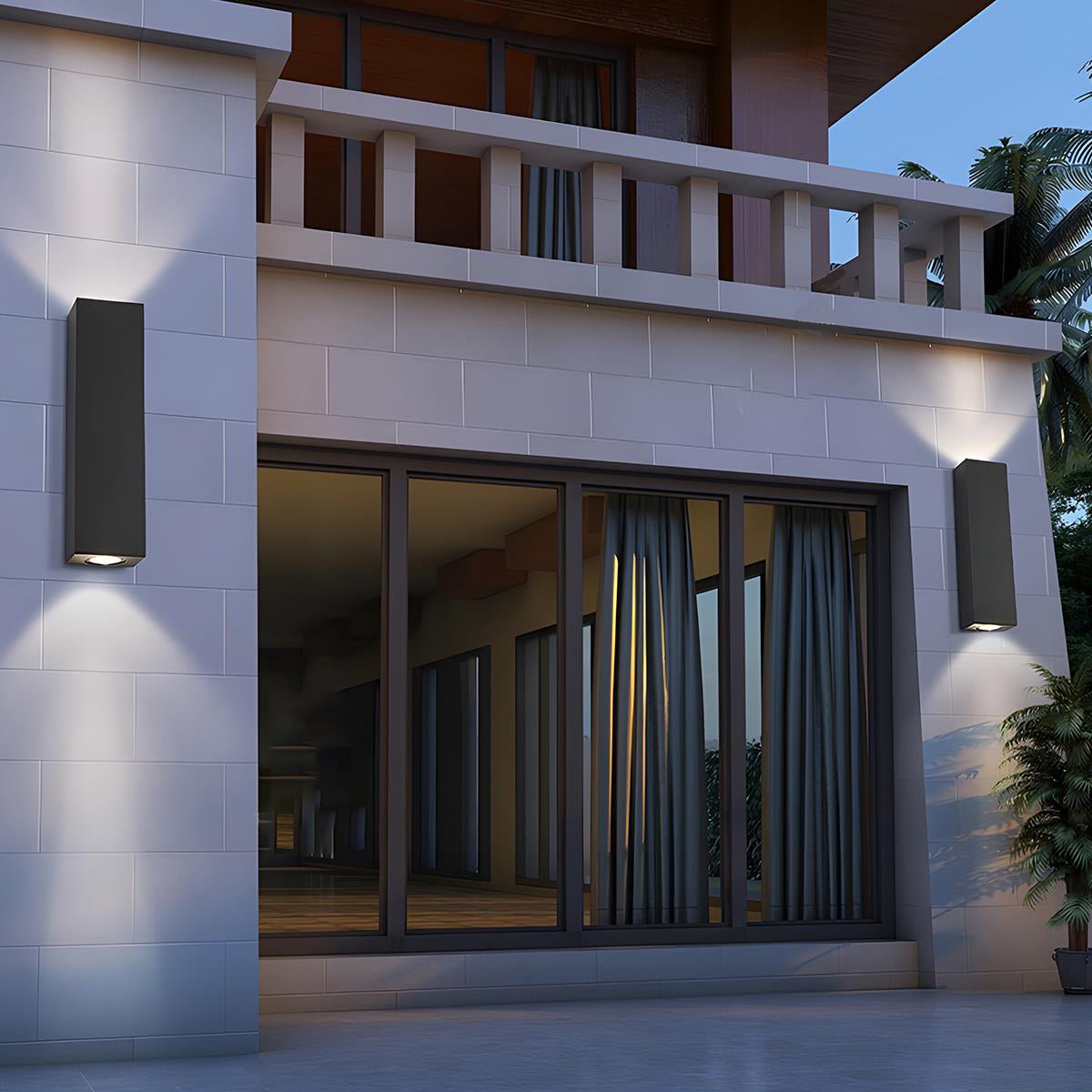 Rectangular Outdoor Wall Light — Waterproof IP65 6