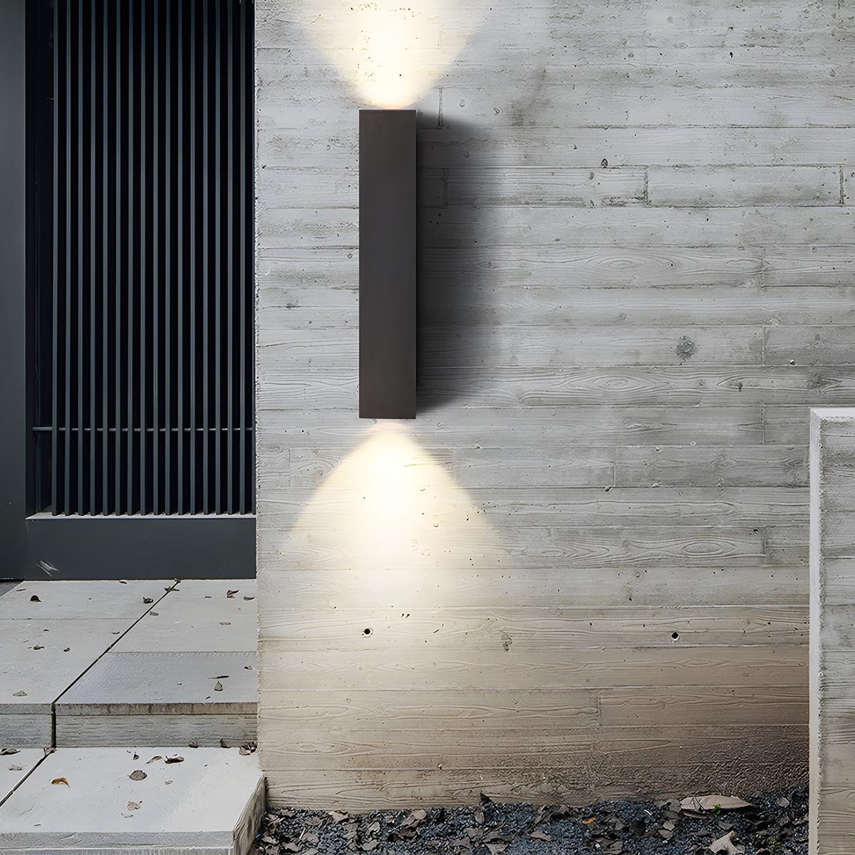Rectangular Outdoor Wall Light — Waterproof IP65 8