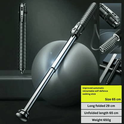 Retractable Self-Defense Walking Stick 14