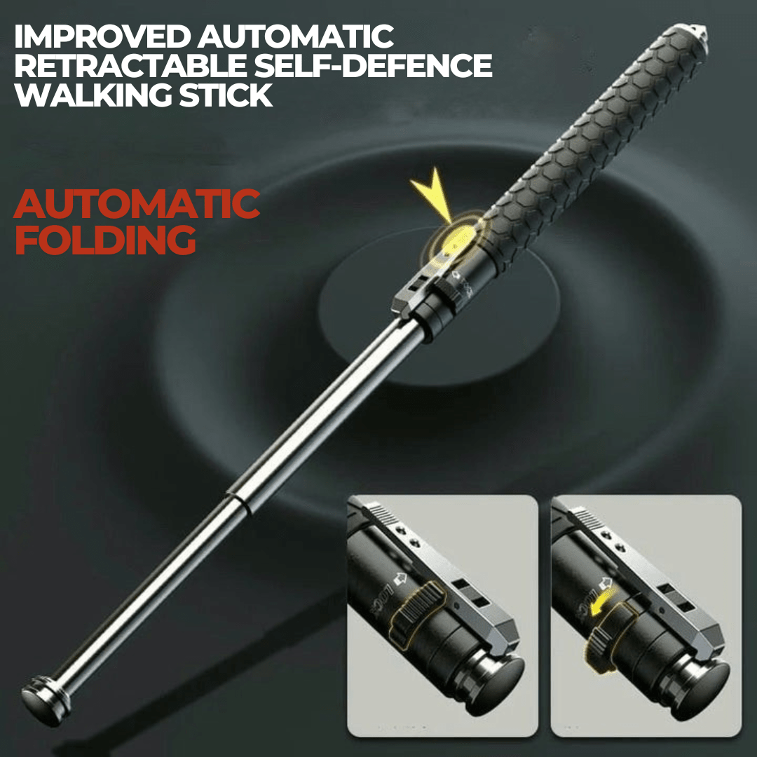 Retractable Self-Defense Walking Stick 3