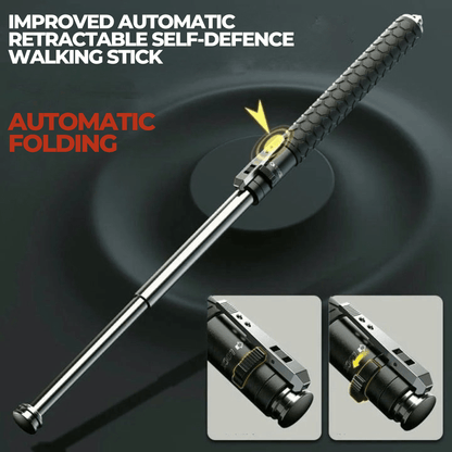 Retractable Self-Defense Walking Stick 3