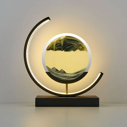 Sand Glow LED Floor Lamp — Dimmable 3 Light Tones 8