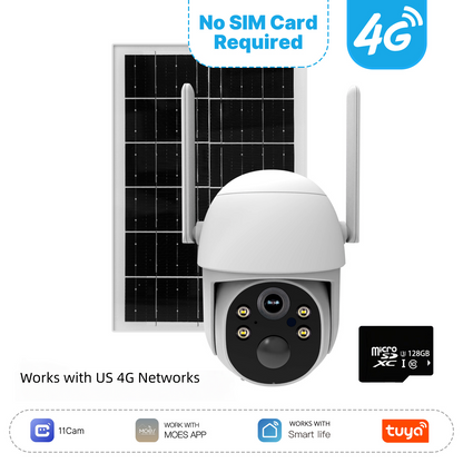 SolarGuardX - 4G LTE Security Camera 2K Solar Powered 10