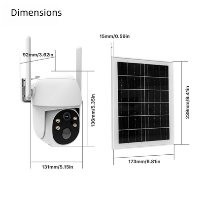 SolarGuardX - 4G LTE Security Camera 2K Solar Powered 7
