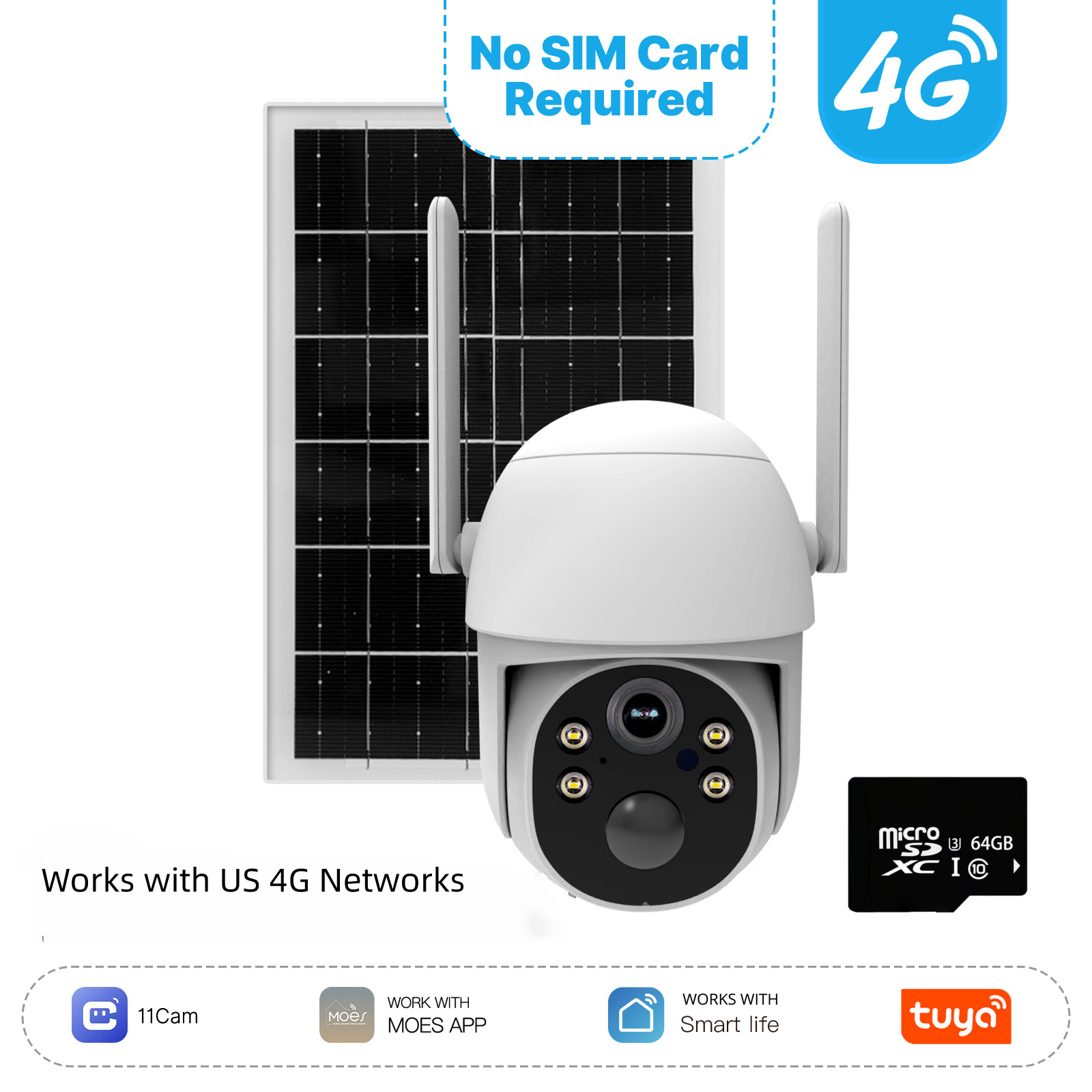 SolarGuardX - 4G LTE Security Camera 2K Solar Powered 9