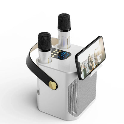 SoundPulse - Portable Karaoke Speaker with Dual Wireless Mics 1