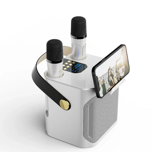 SoundPulse - Portable Karaoke Speaker with Dual Wireless Mics 1