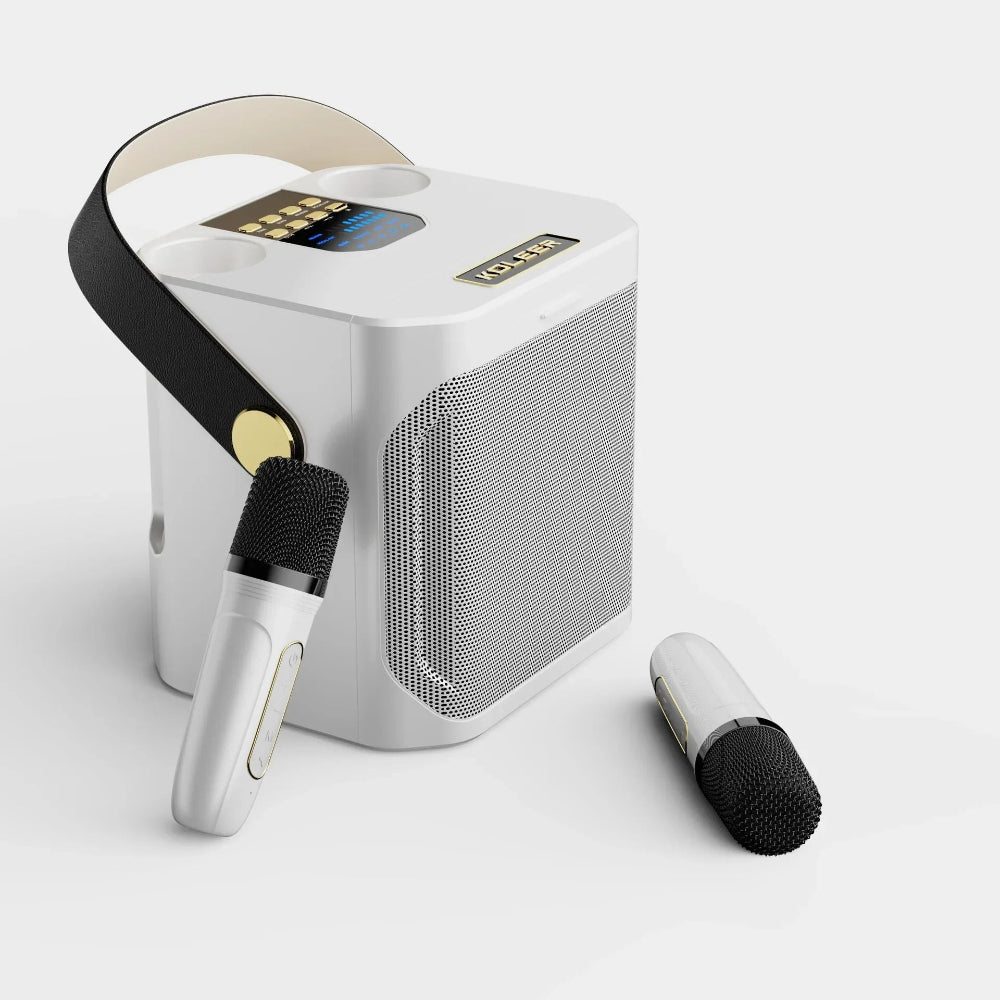 SoundPulse - Portable Karaoke Speaker with Dual Wireless Mics 4