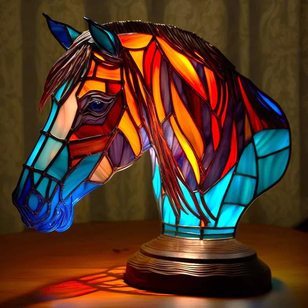 Stained Glass Animal Lamp — Artistic Decor 6