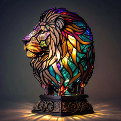 Stained Glass Animal Lamp — Artistic Decor 9