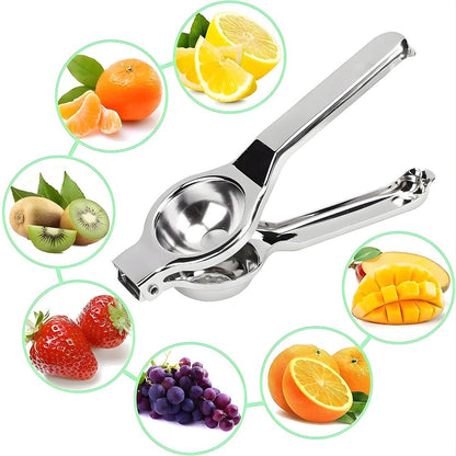 Stainless Steel Citrus Juicer — Manual Lemon Press 4