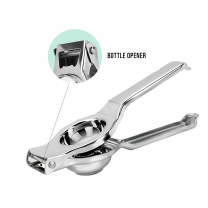 Stainless Steel Citrus Juicer — Manual Lemon Press 6
