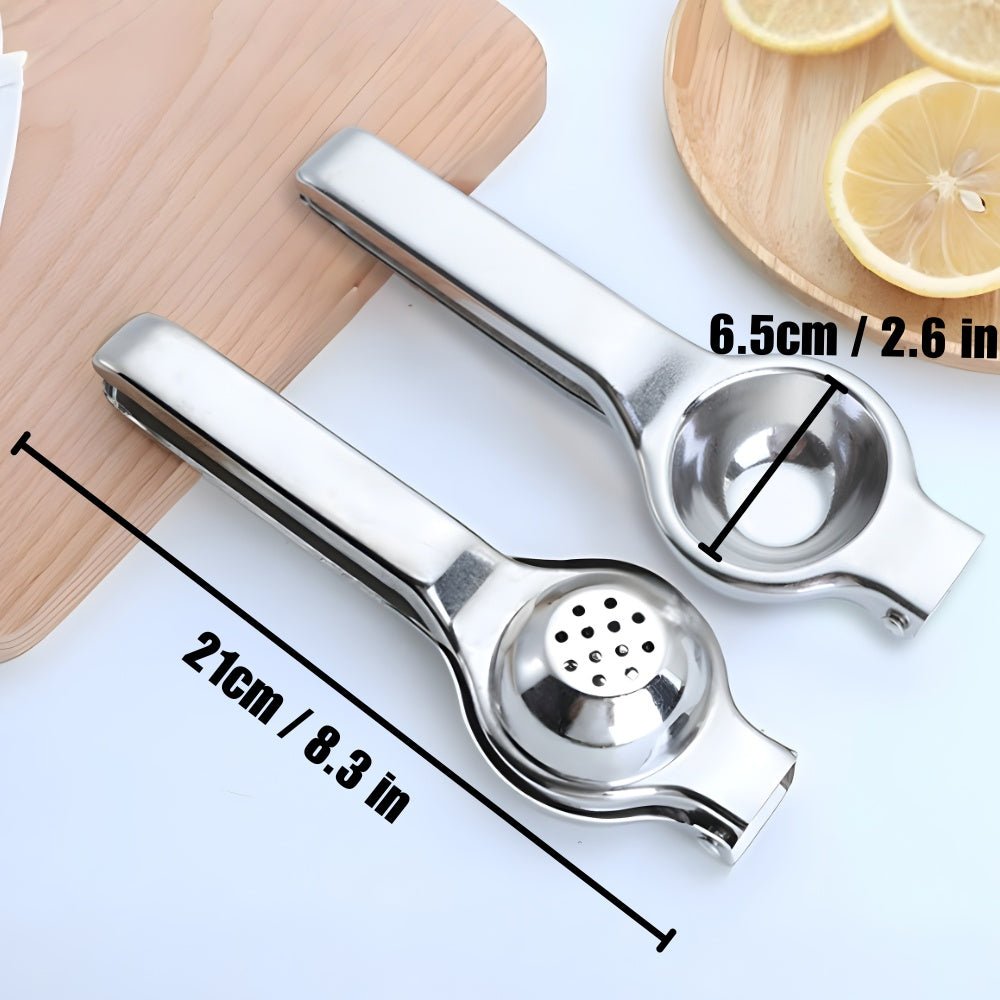 Stainless Steel Citrus Juicer — Manual Lemon Press 8