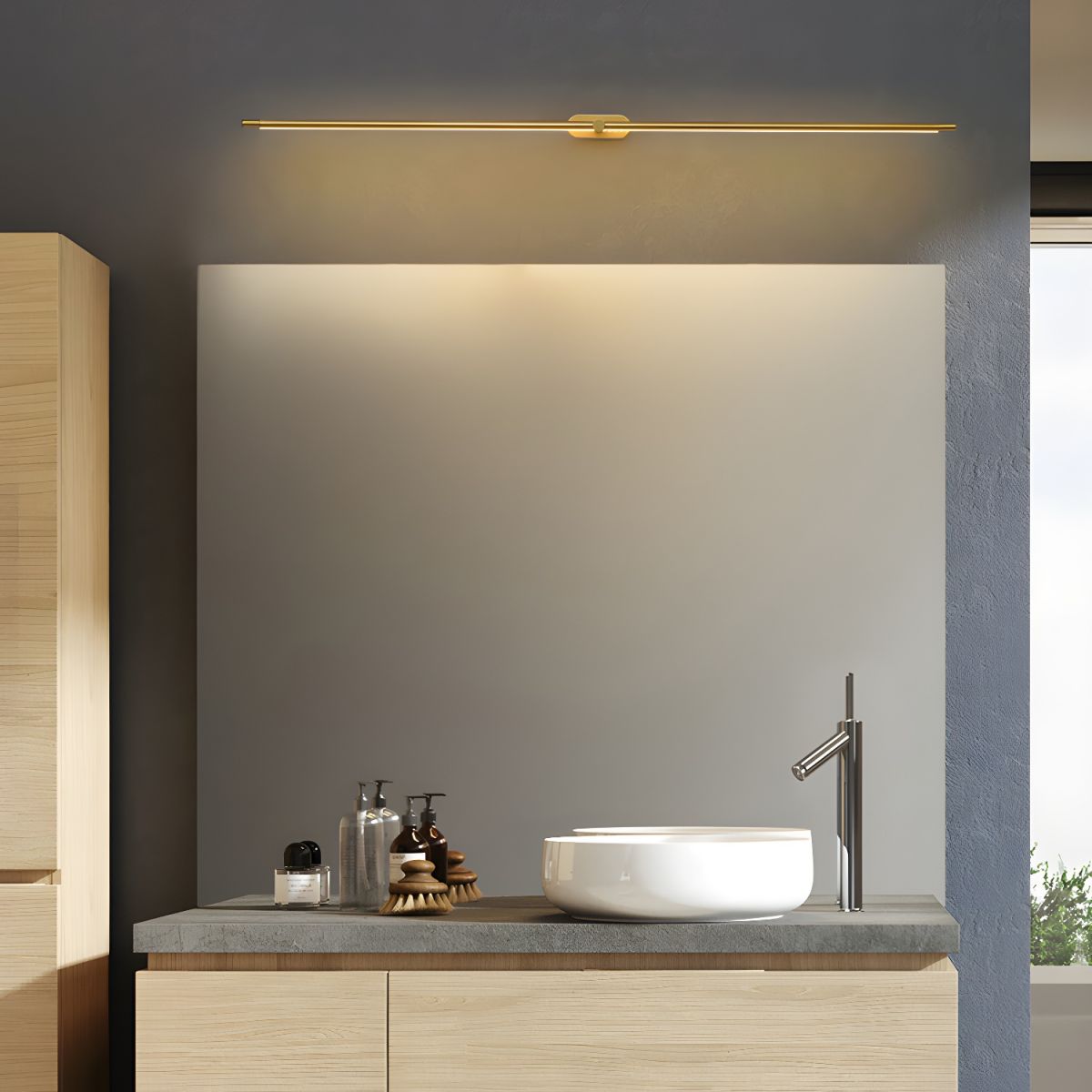 Ultra-Slim Linear LED Wall Lamp in Aluminium 6