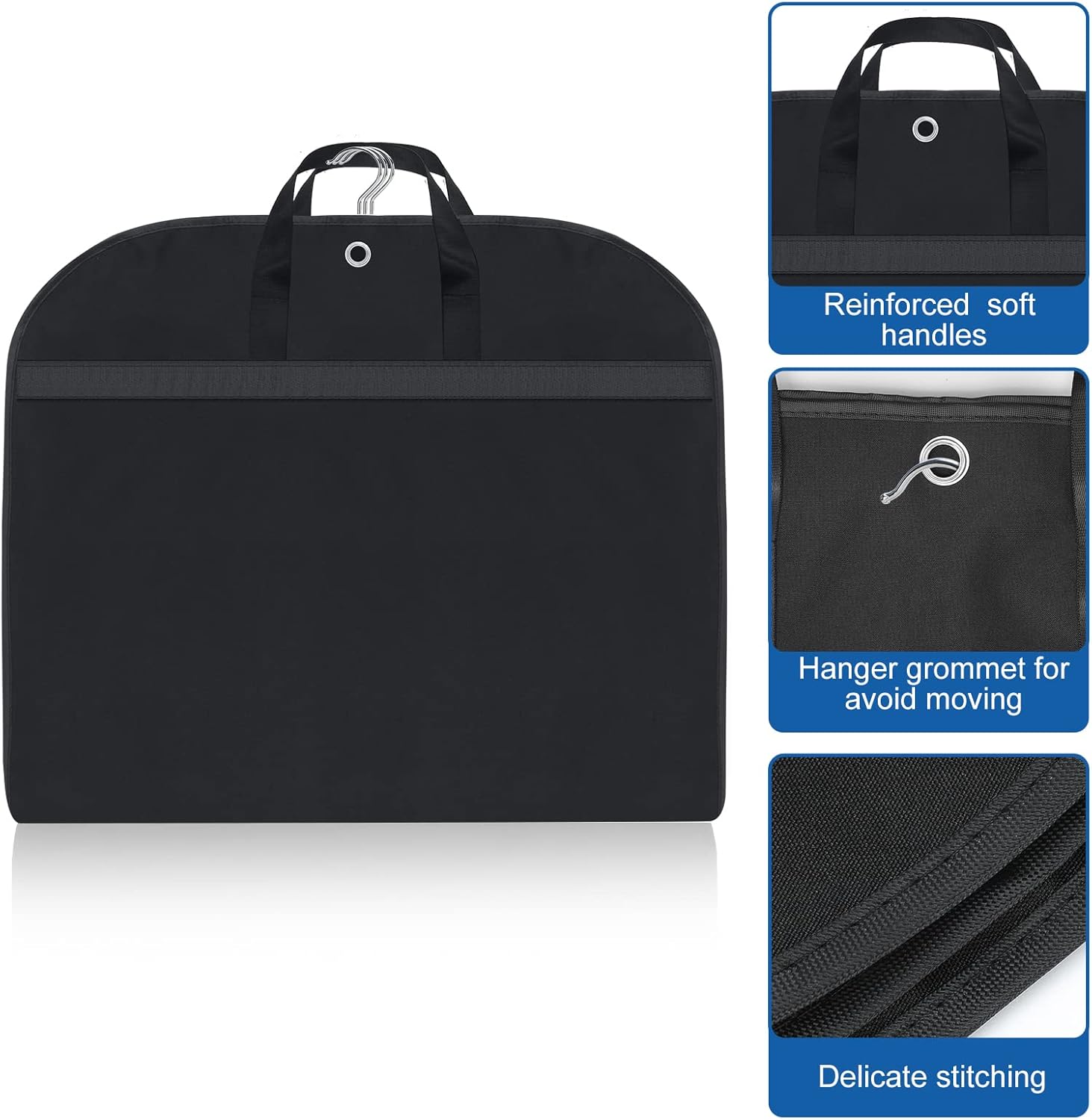 VaultGuard - Waterproof Garment Bags with Gusset and Pockets 6