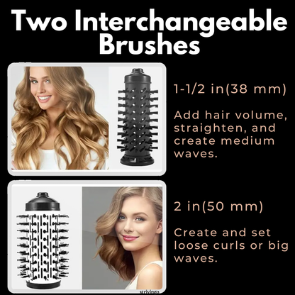 Veloria - 2-in-1 Rotating Hair Dryer Volumizing Brush 5