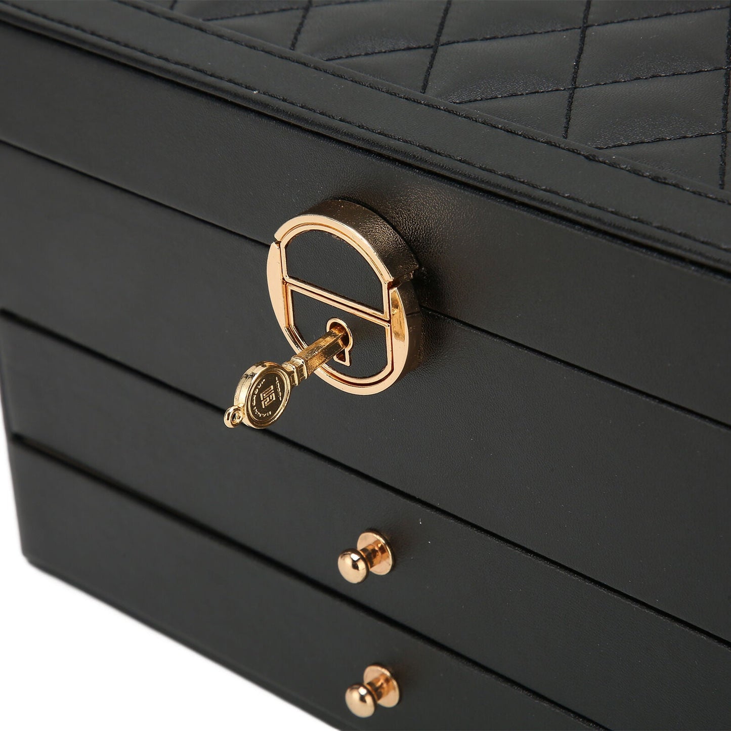 Veloria - Multi-Layer Leather Jewelry Box Organised Storage 6