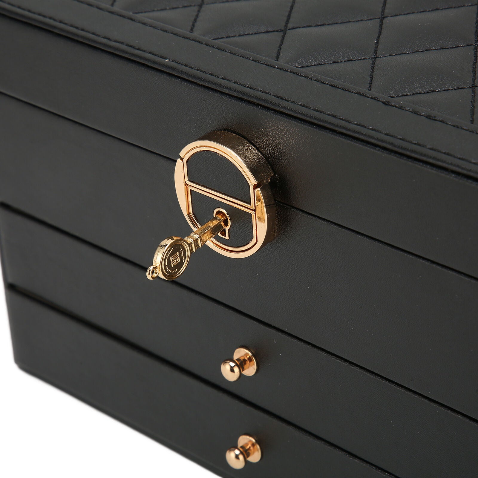 Veloria - Multi-Layer Leather Jewelry Box Organised Storage 6