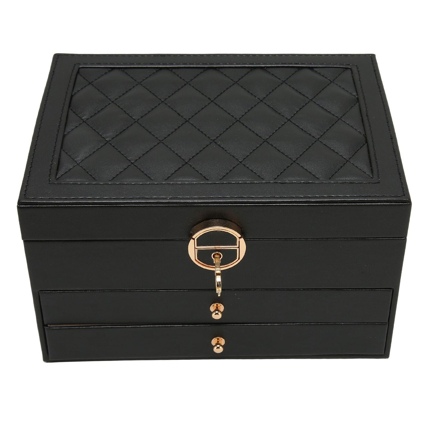 Veloria - Multi-Layer Leather Jewelry Box Organised Storage 8