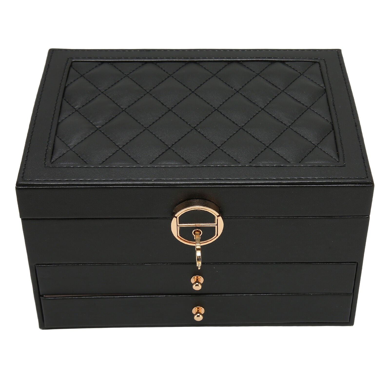 Veloria - Multi-Layer Leather Jewelry Box Organised Storage 8