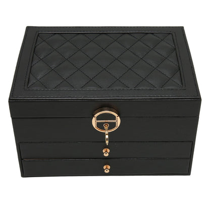 Veloria - Multi-Layer Leather Jewelry Box Organised Storage 8
