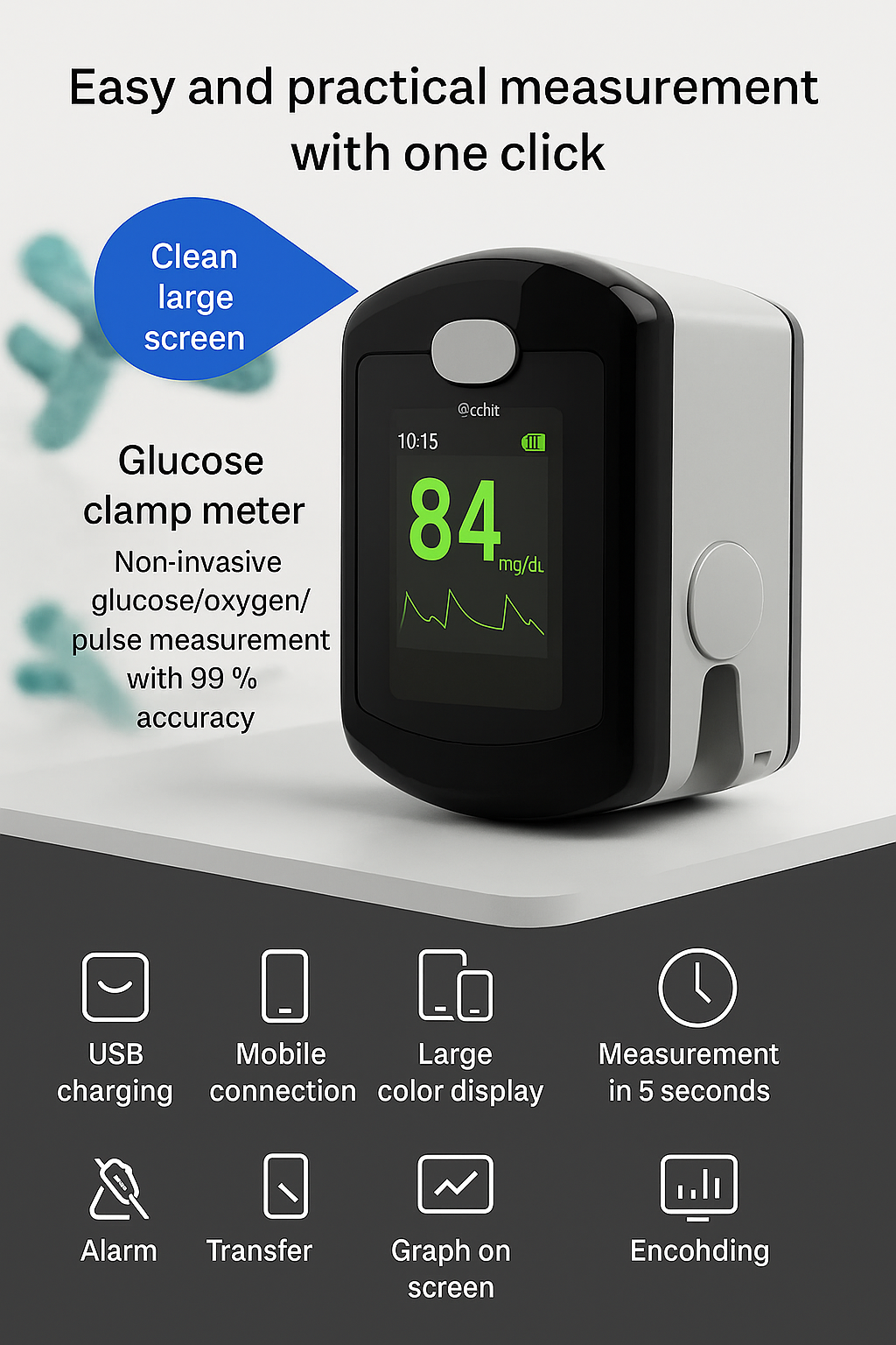VitaScan - Non-Invasive 8-in-1 Health Monitor 8