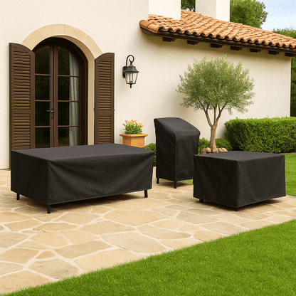 Waterproof Polyester Outdoor Table Cover 3