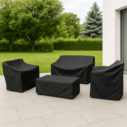 Waterproof Polyester Outdoor Table Cover 5